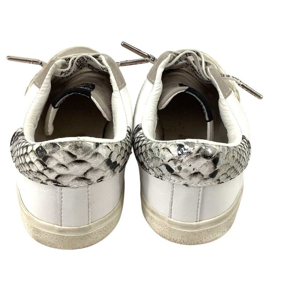 Vintage Havana Womens Quilted Star Sneakers Size 9 Snake Print Accents - Picture 3 of 8